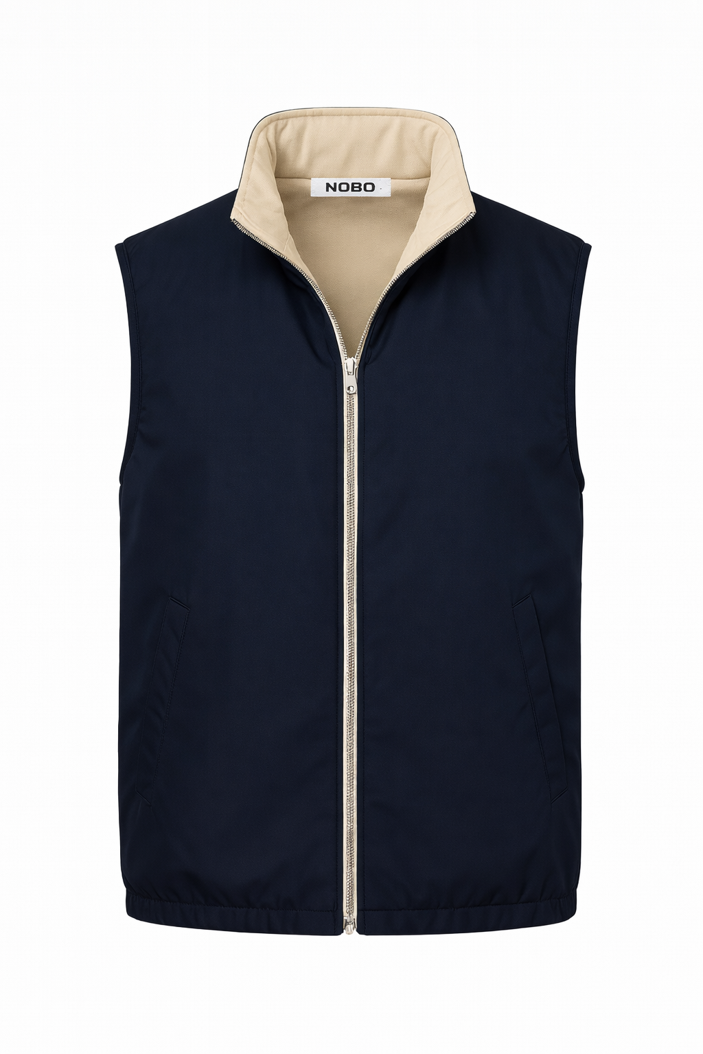 NAVY REVERSE BODYWARMER