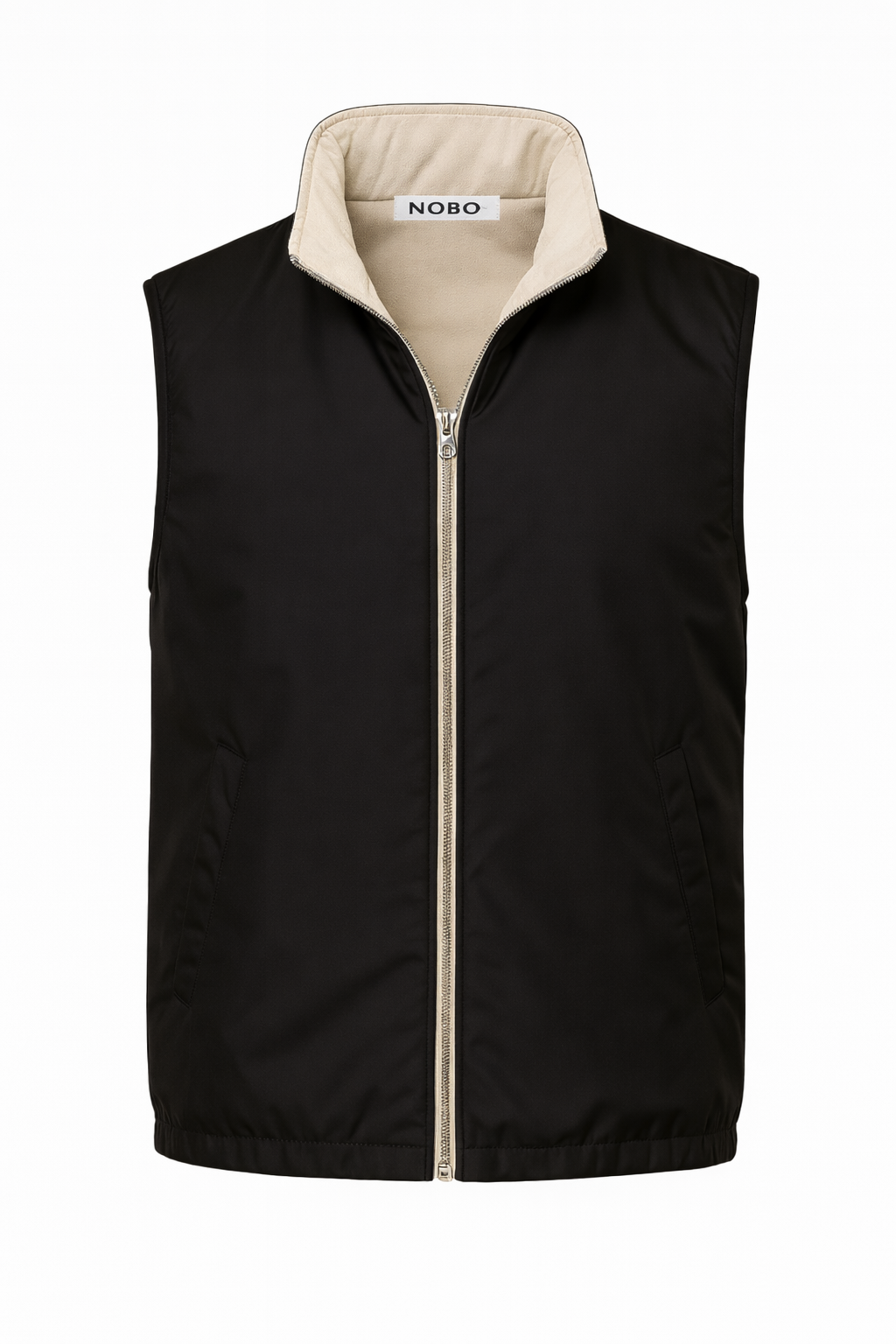 BLACK REVERSE BODYWARMER