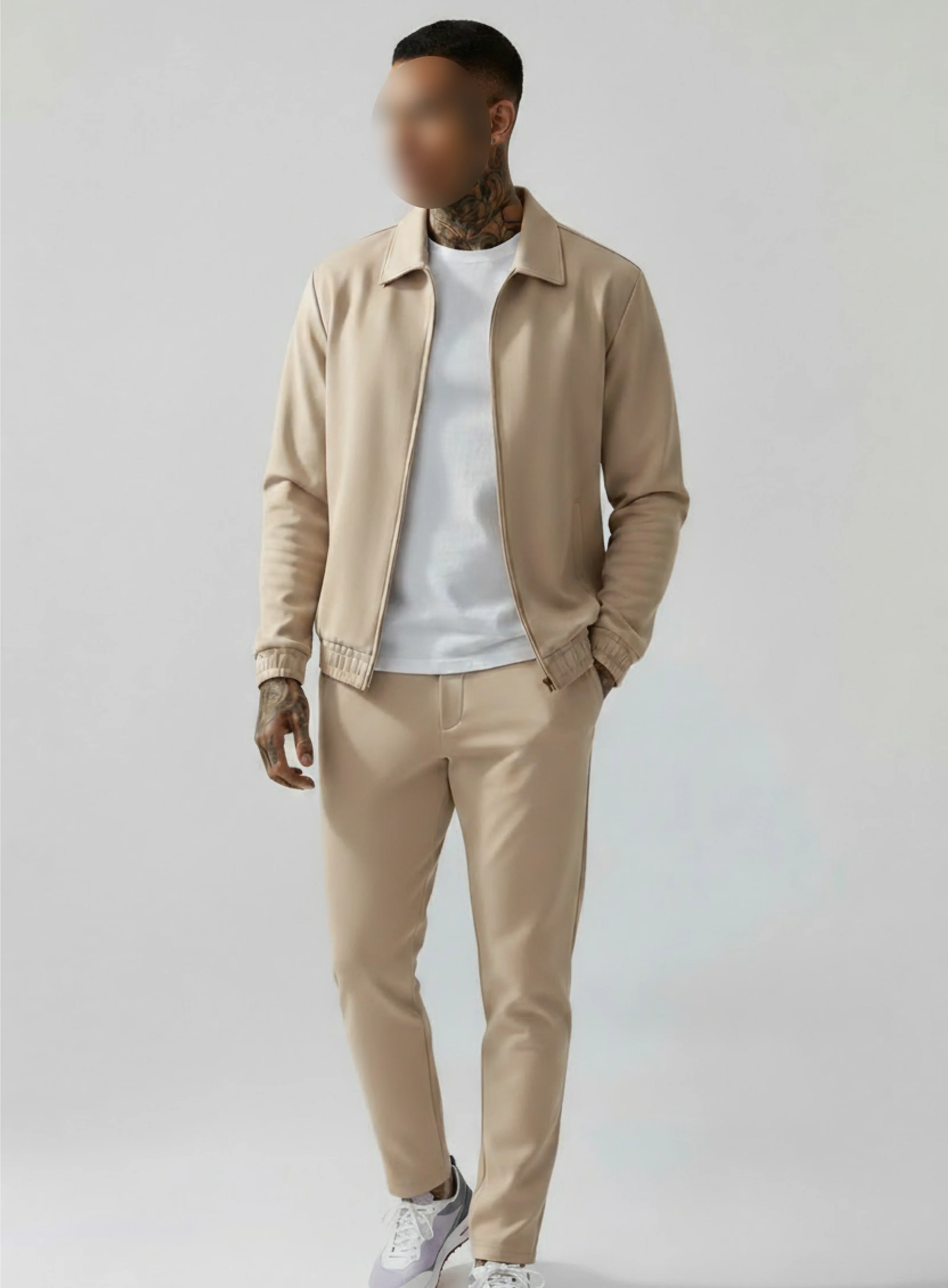 BEIGE UTILITY SUIT