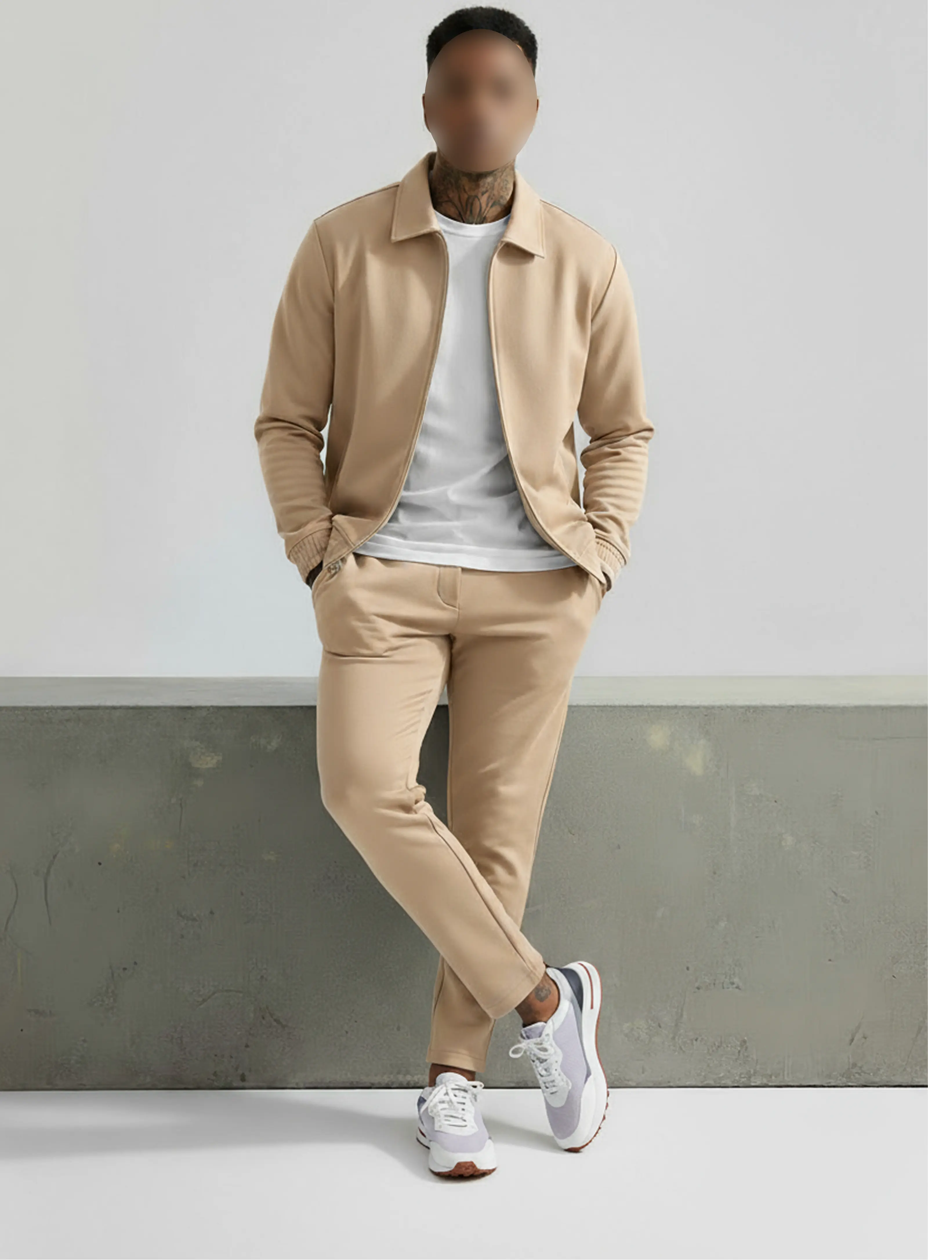 BEIGE UTILITY SUIT