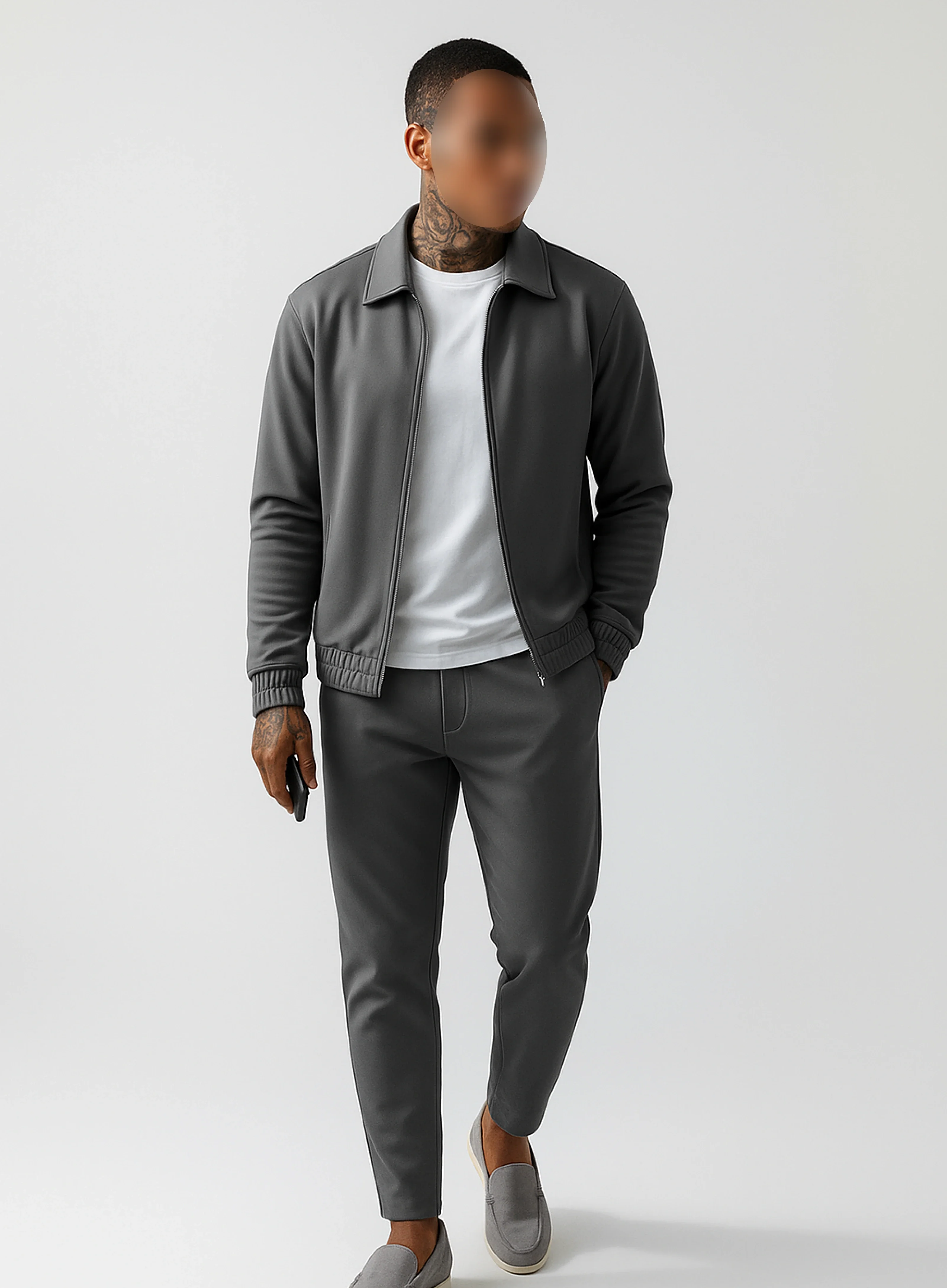GREY UTILITY SUIT