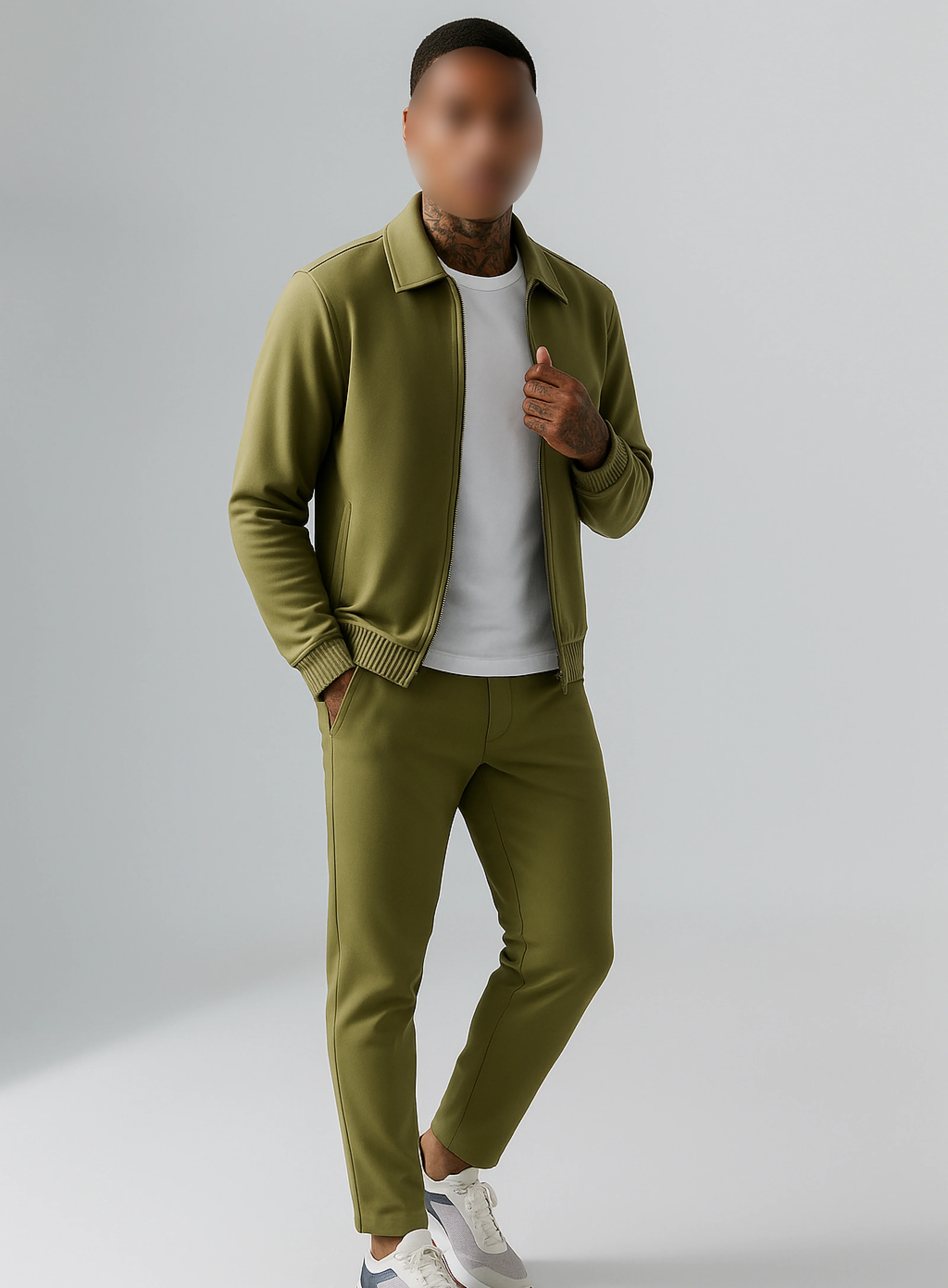 OLIVE UTILITY SUIT