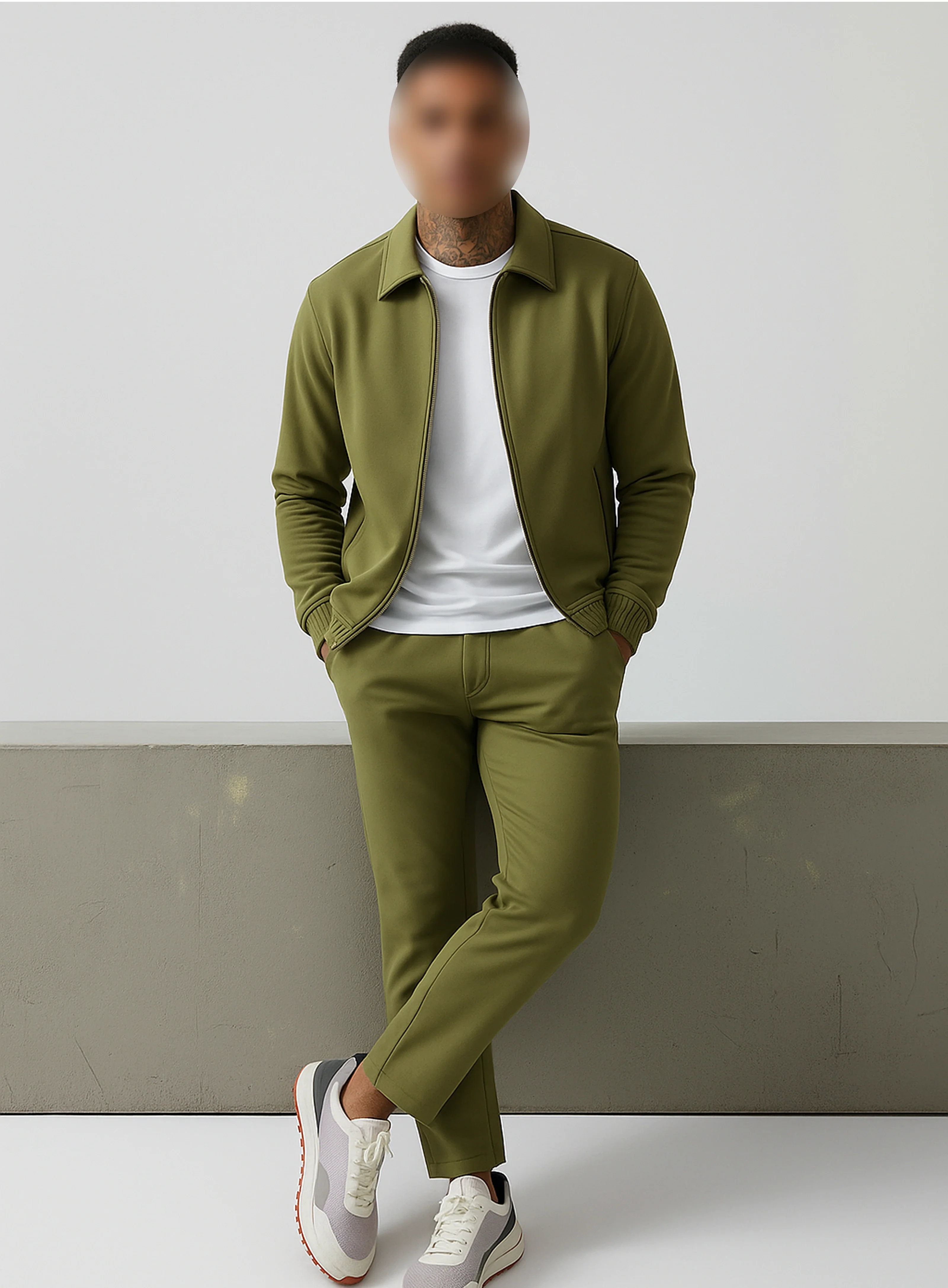 OLIVE UTILITY SUIT