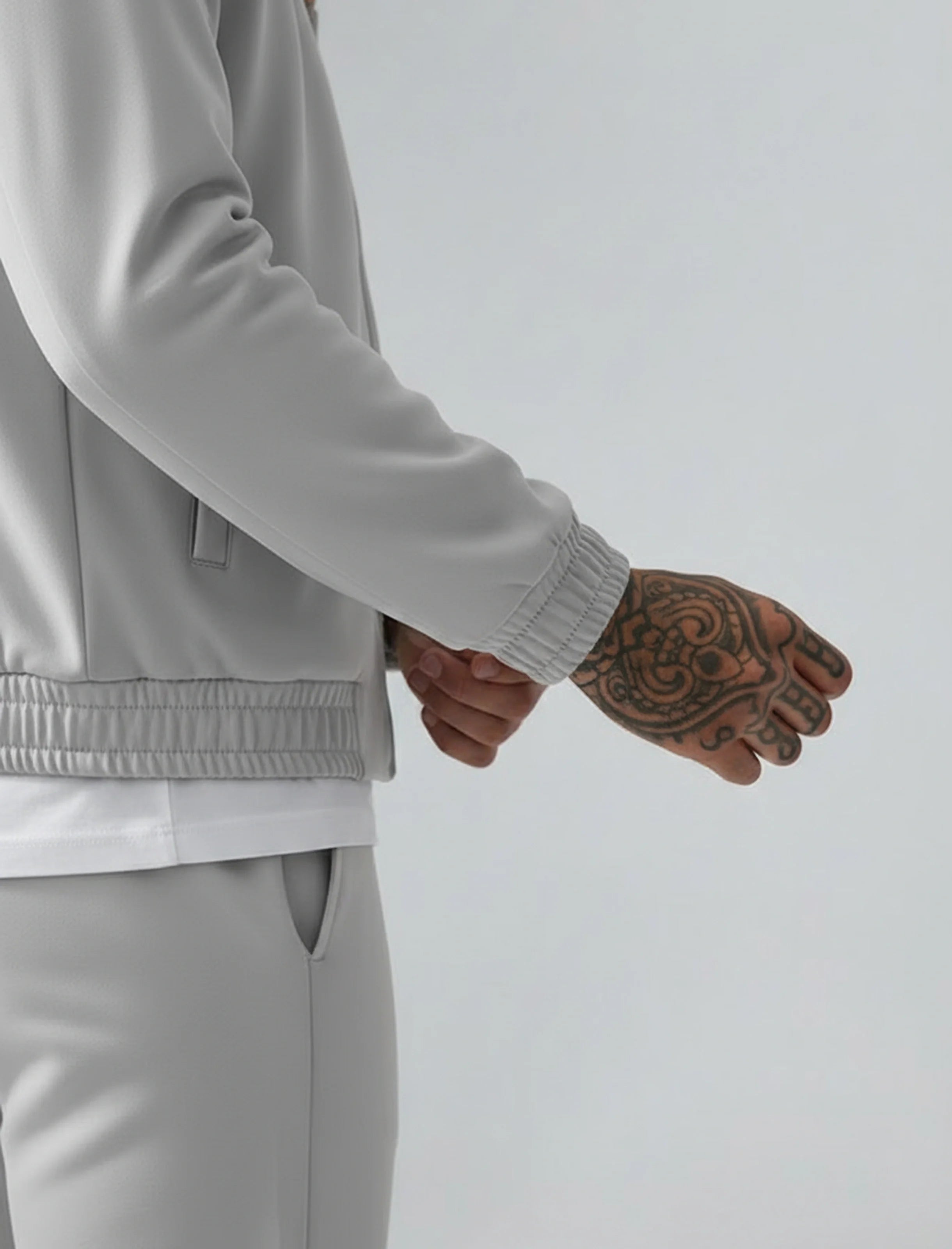 PEARL GREY UTILITY SUIT